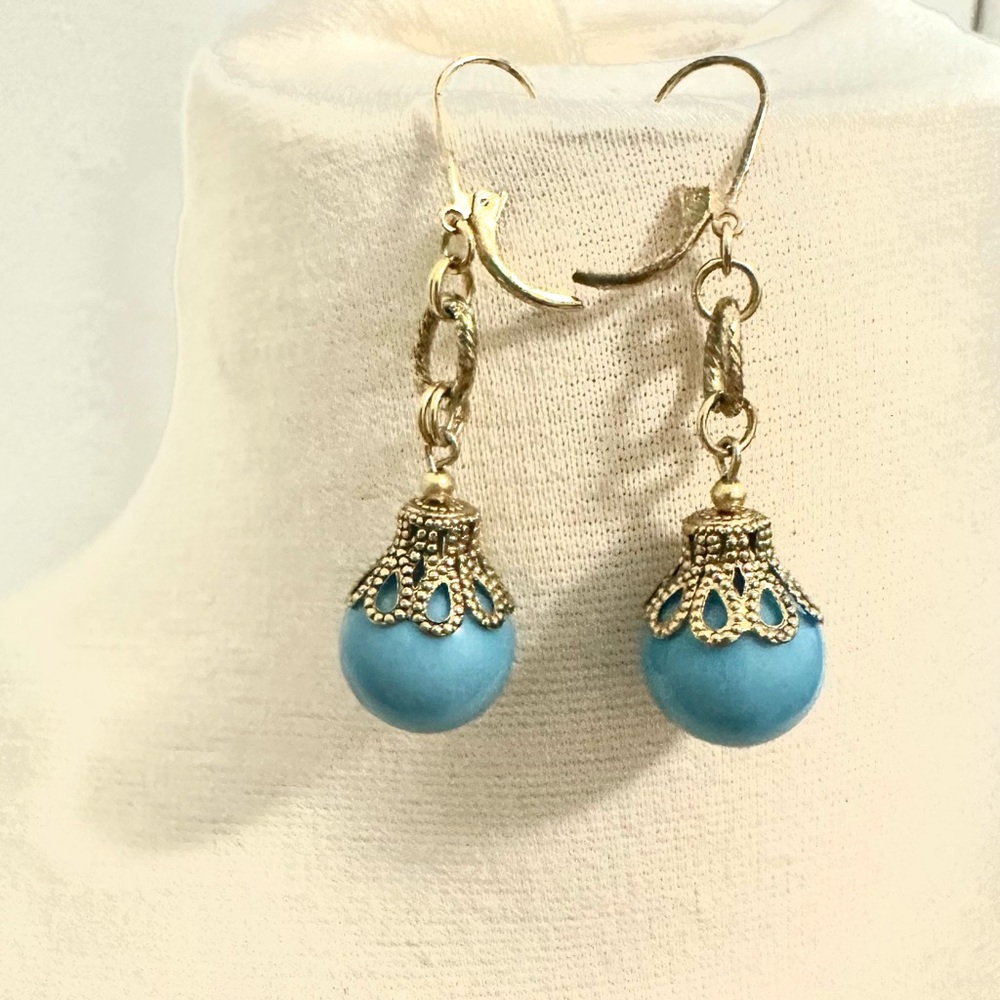 Turquoise drop earrings
